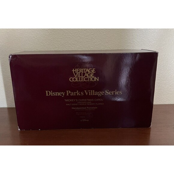 Dept 56 Disney Parks Village Series Mickeys Christmas Carol Fantasyland Retired - Picture 13 of 14